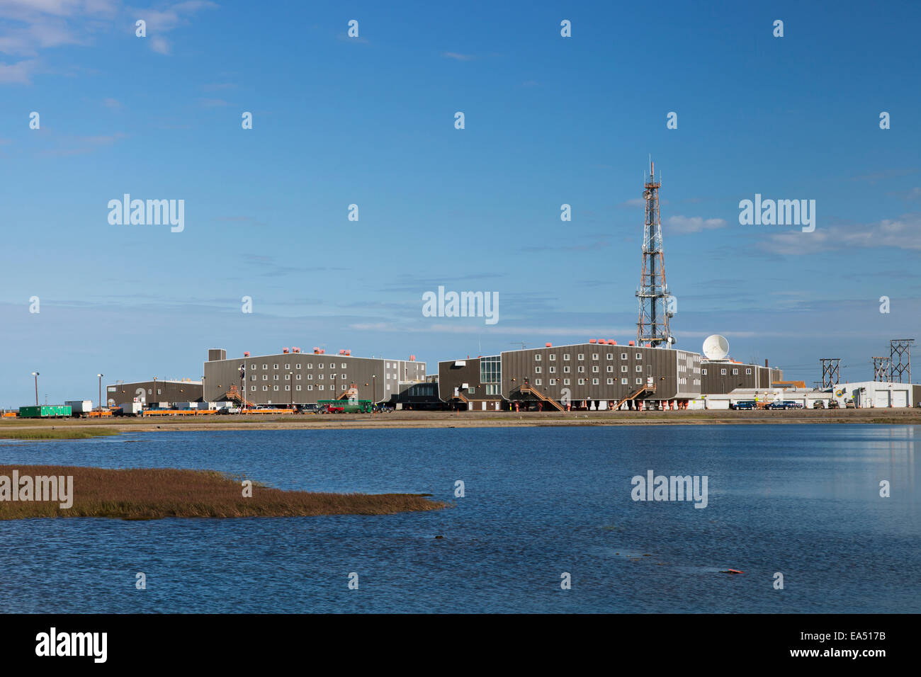 Arctic,Alaska,Oil Drilling Rig,Prudhoe Bay Stock Photo