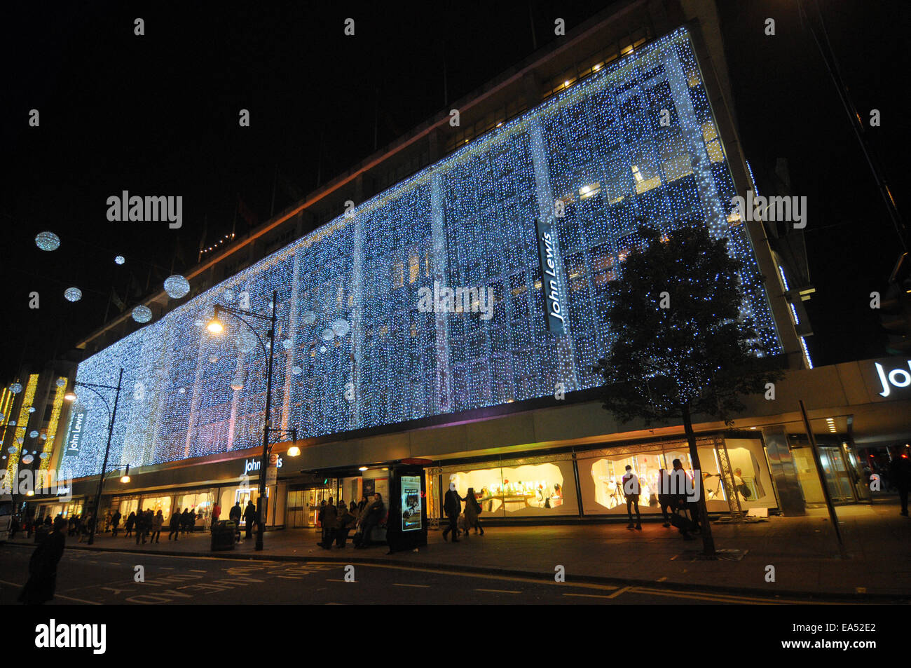 London, UK, 6 November 2014, John Lewis in Oxford street. Shops in Oxford street get in the
