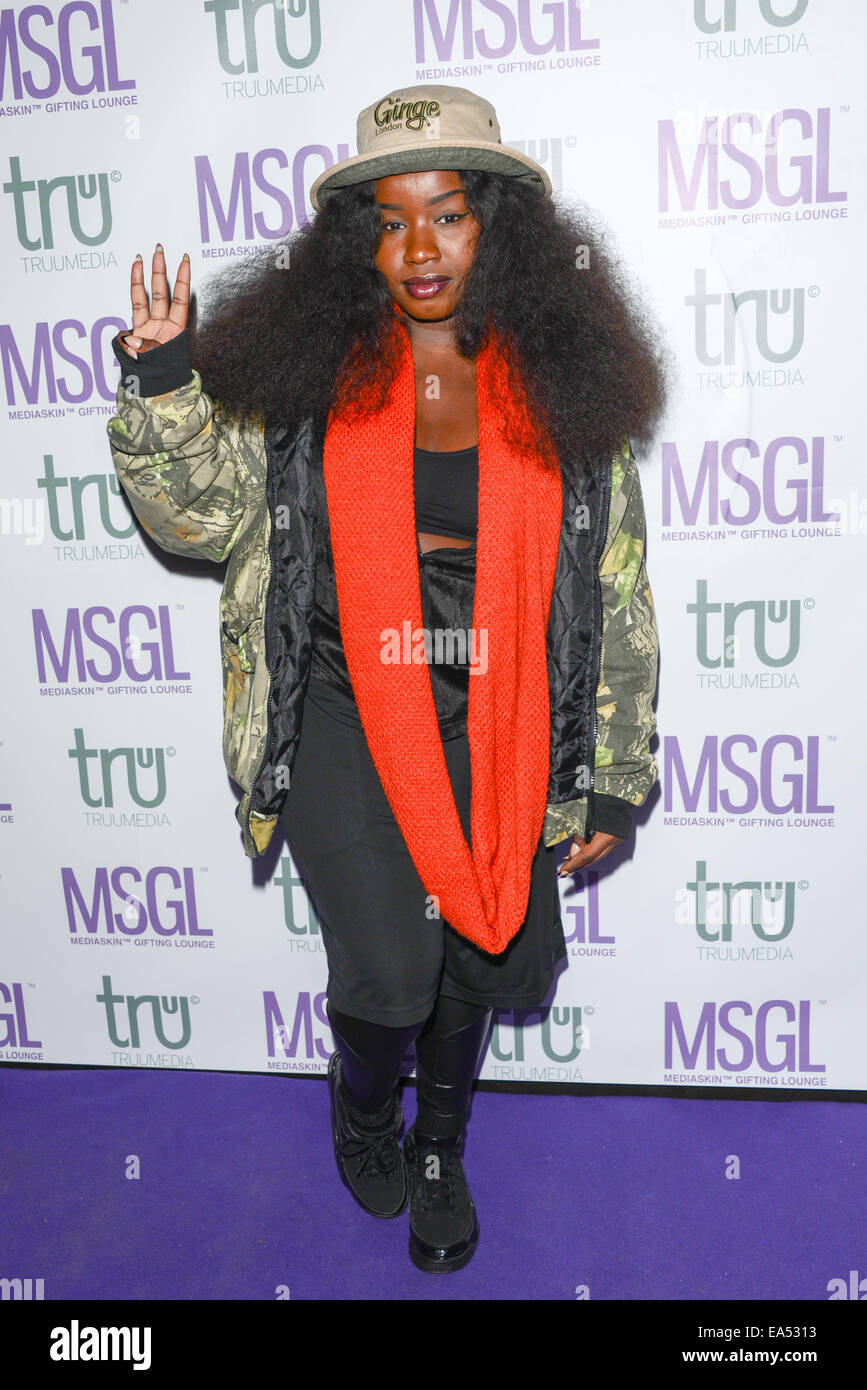 London, UK. 6th Nov, 2014. Misha B attends the MediaSKIN NTA Gifting ...