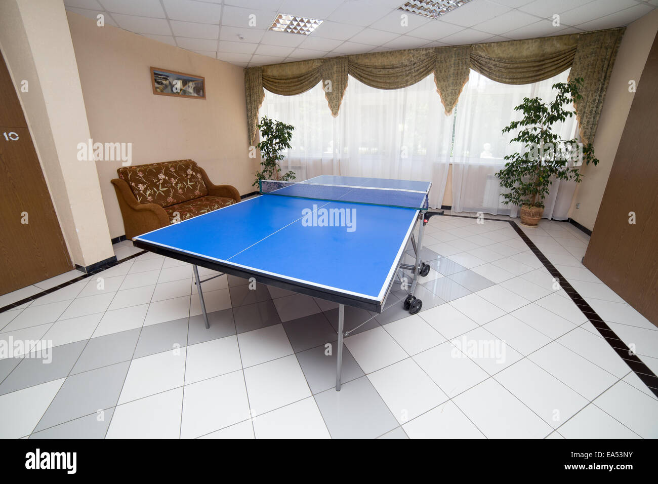 Table tennis playground Stock Photo Alamy
