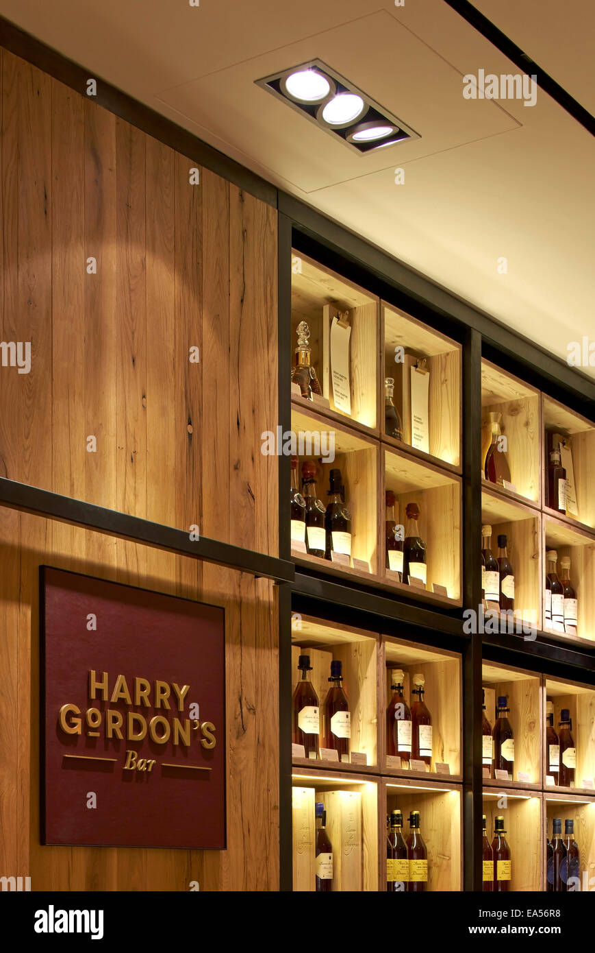 Selfridges Wine Shop, London, United Kingdom. Architect Campaign Design, 2014. Signage and