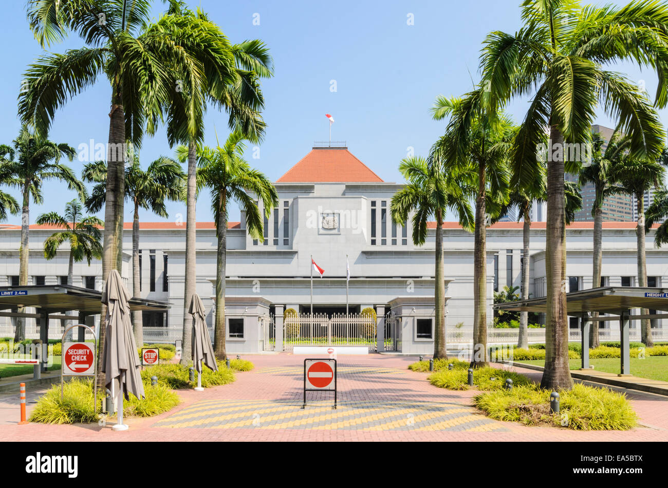 Parliament House in the Civic District of Singapore Stock Photo
