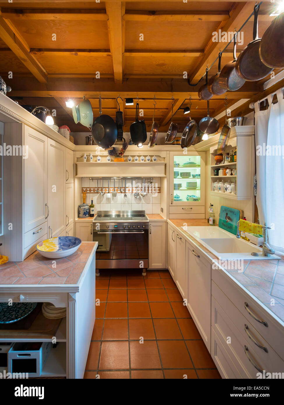 County style kitchen Stock Photo