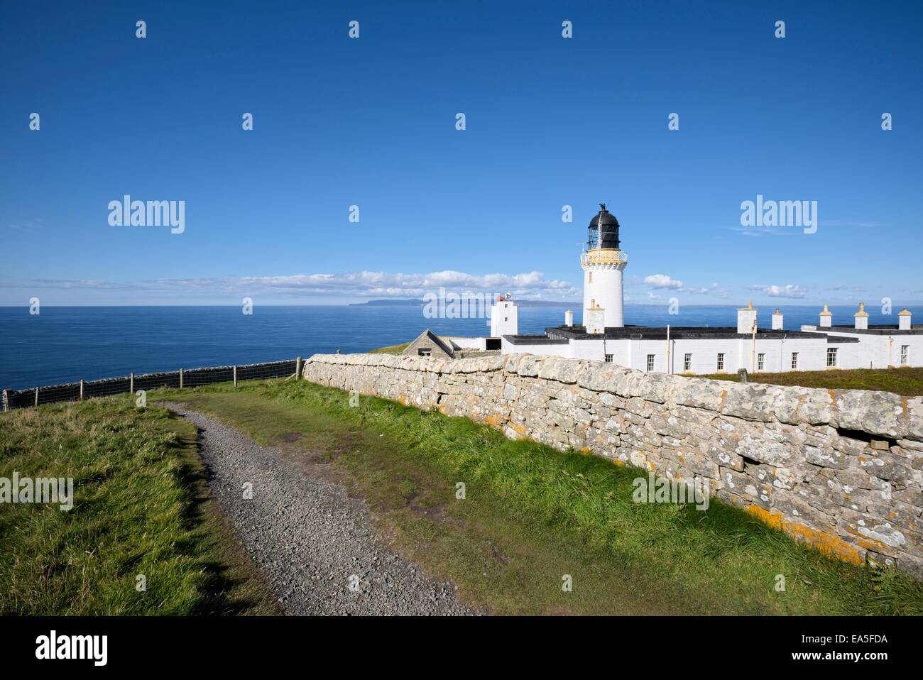 United Kingdom, Scotland, Caithness, Dunnet Head, Lighthouse Stock Photo
