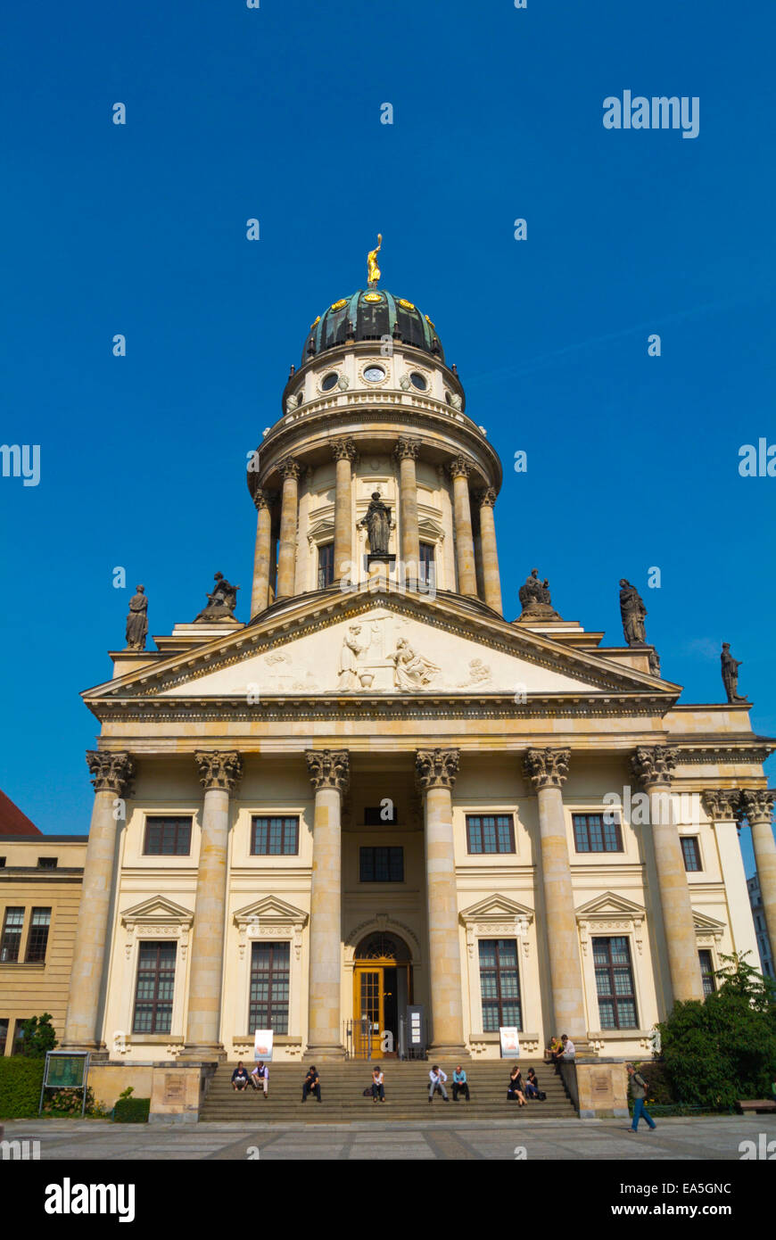 Französischer Dom, French Cathedral, Gendarmenmarkt square, Friedrichstadt, Mitte district, central Berlin, Germany Stock Photo