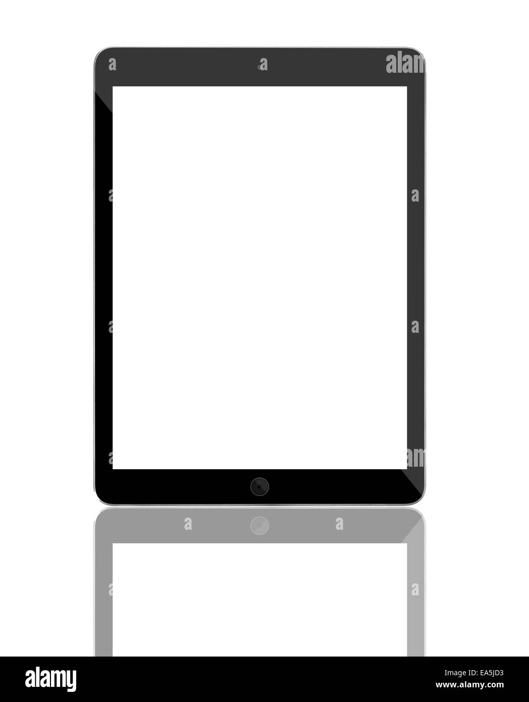 Computer tablet with blank white screen Stock Photo Alamy