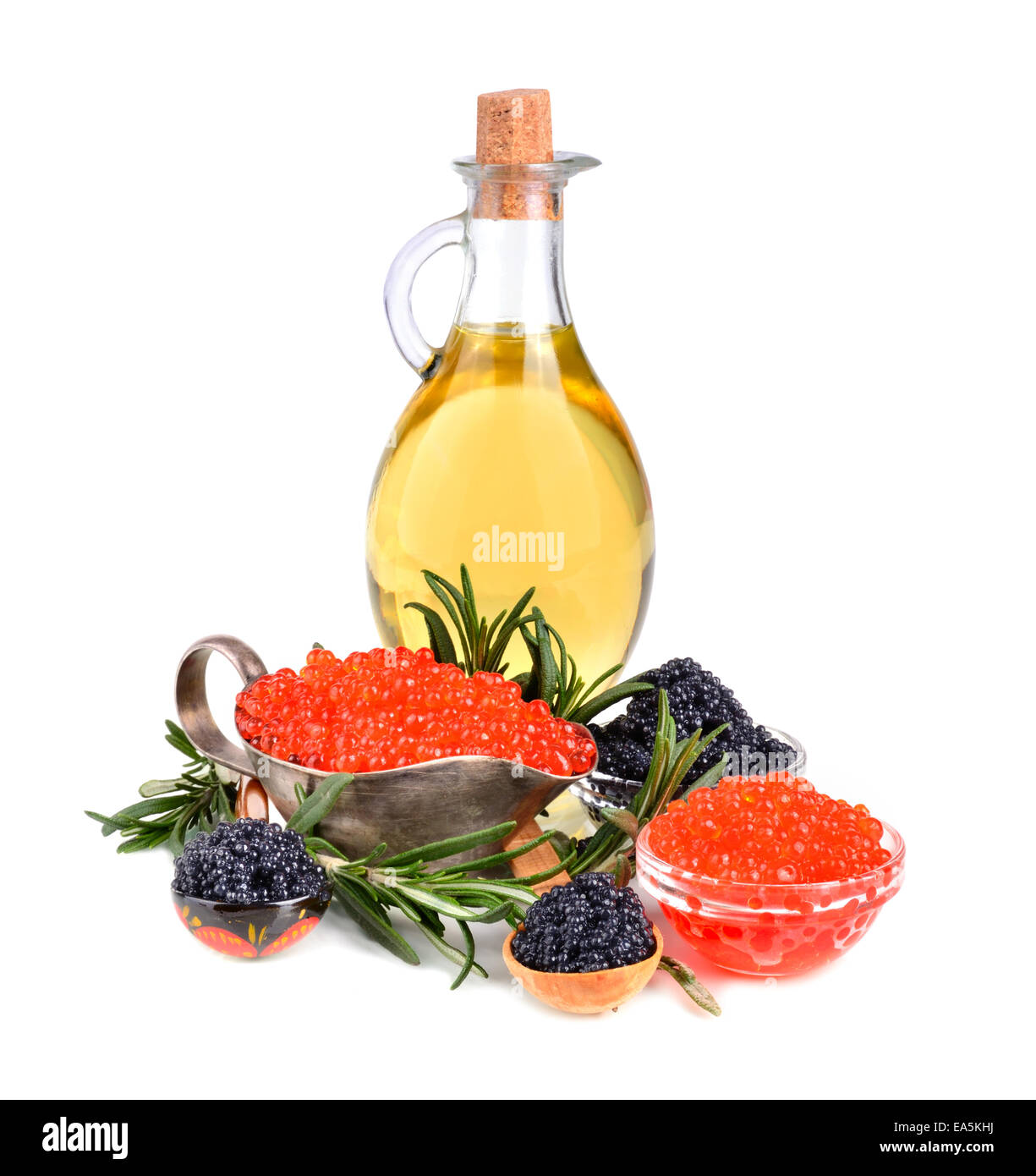 Black and red caviar Stock Photo Alamy