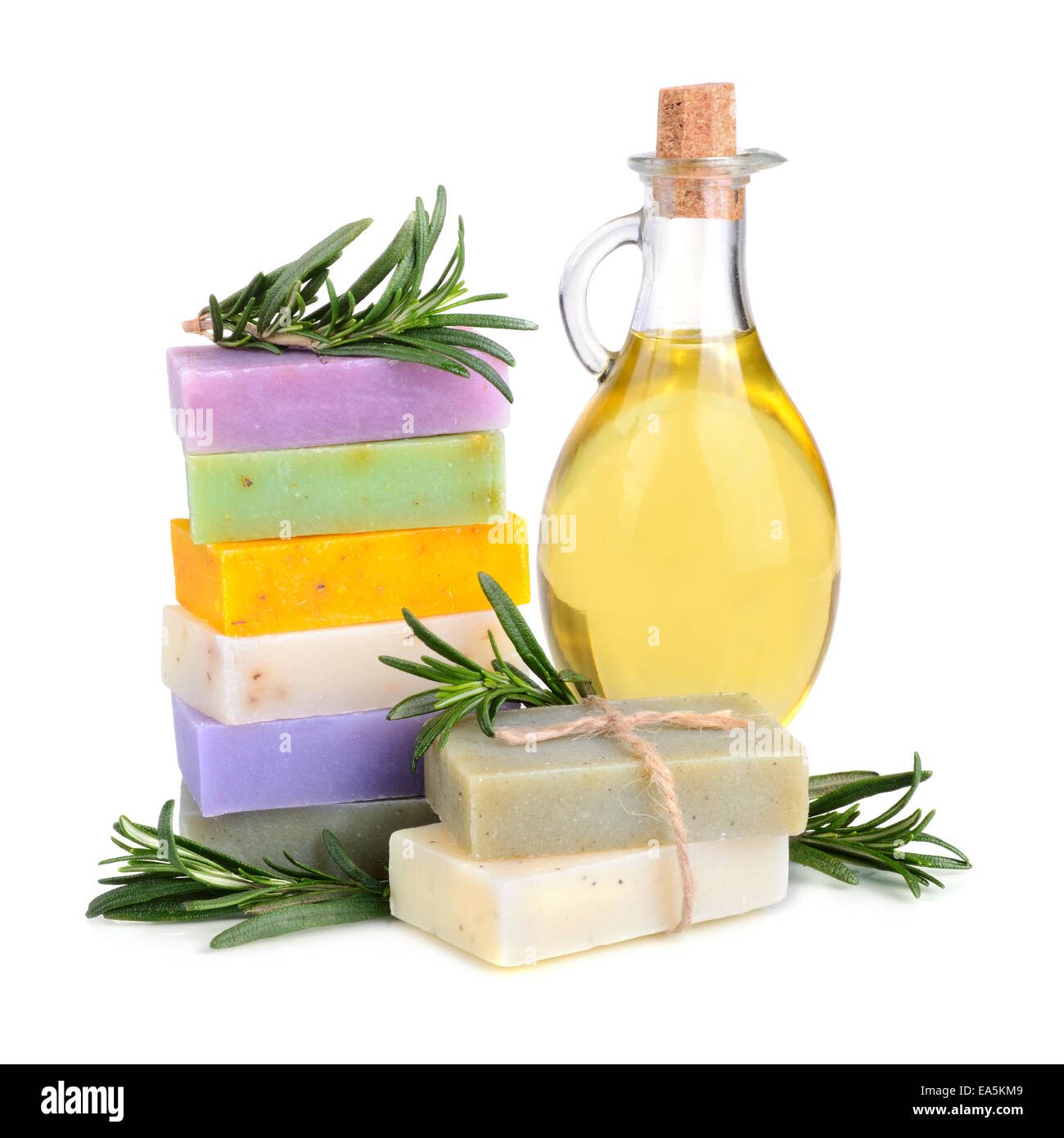 Handmade soaps Stock Photo