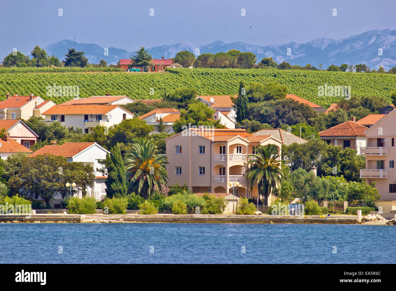 Coastal village of Petrcane in Croatia Stock Photo Alamy