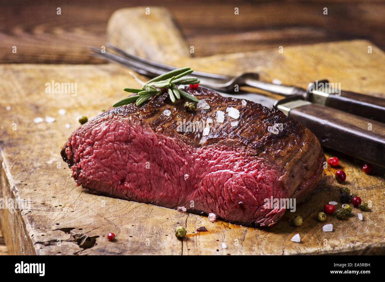 venison steak Stock Photo Alamy