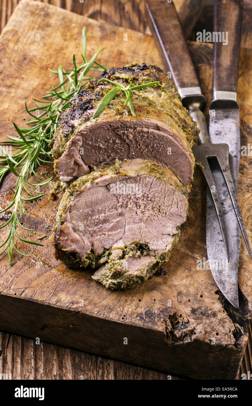 lamb roast Stock Photo - Alamy