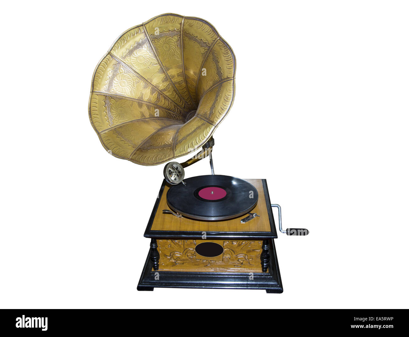 gramophone Stock Photo