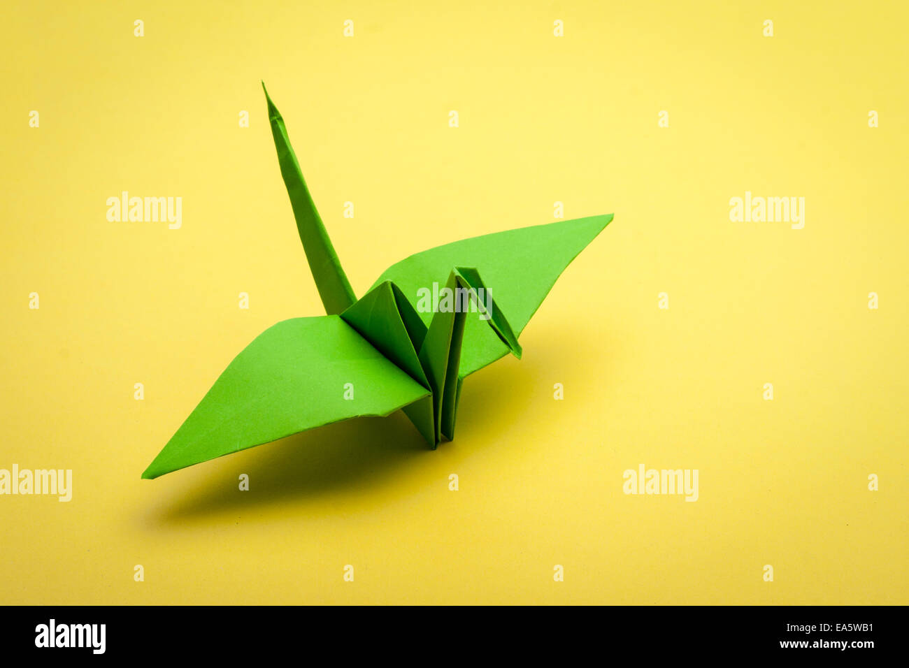origami paper crane Stock Photo Alamy
