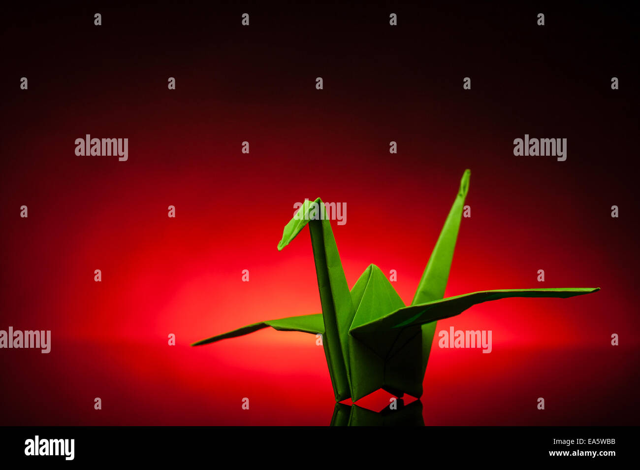 origami paper crane Stock Photo Alamy