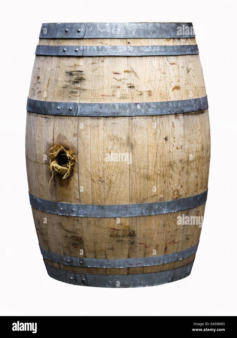 wooden barrel Stock Photo