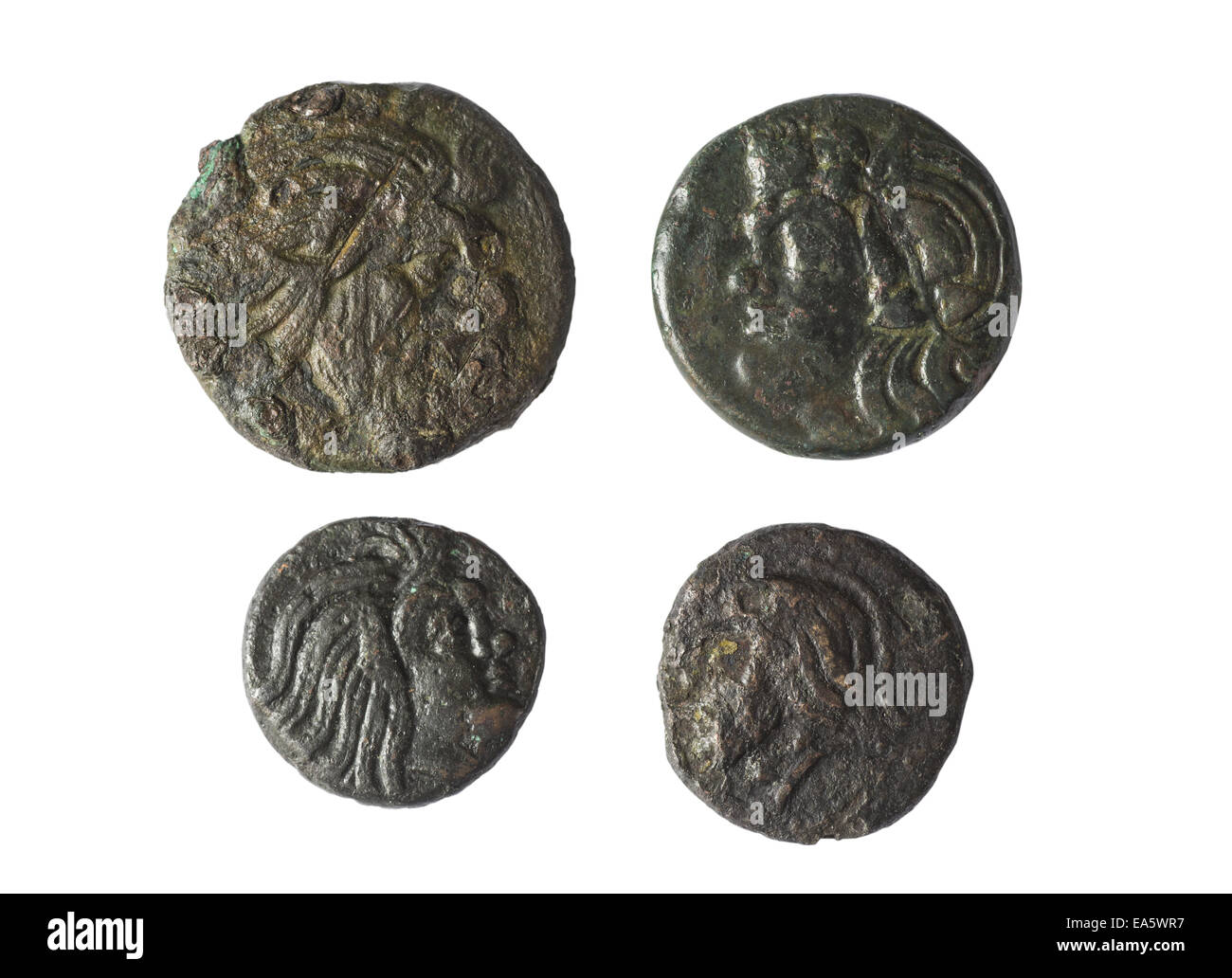 ancient coins of Greece Stock Photo - Alamy