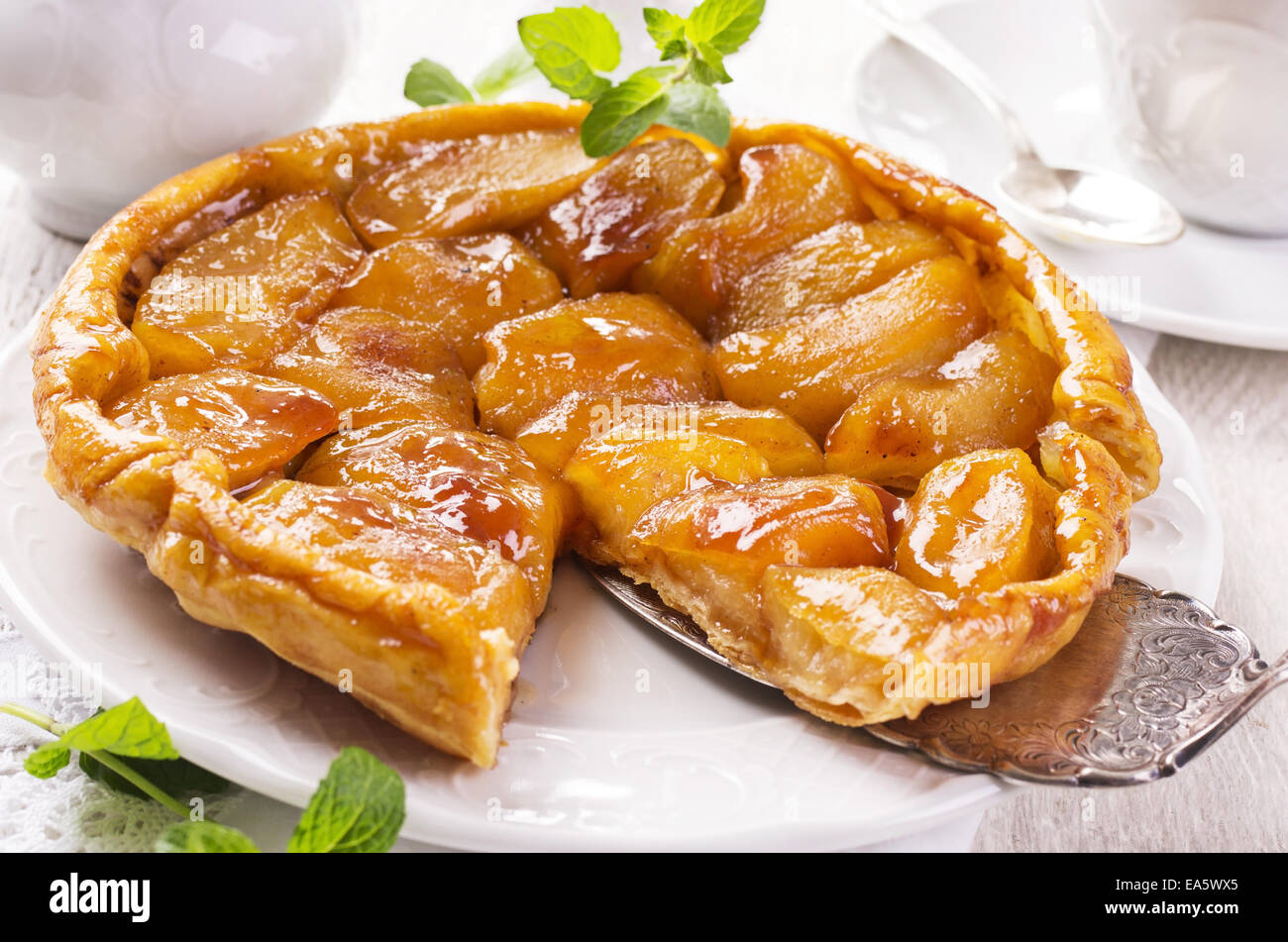 tarte tatin Stock Photo