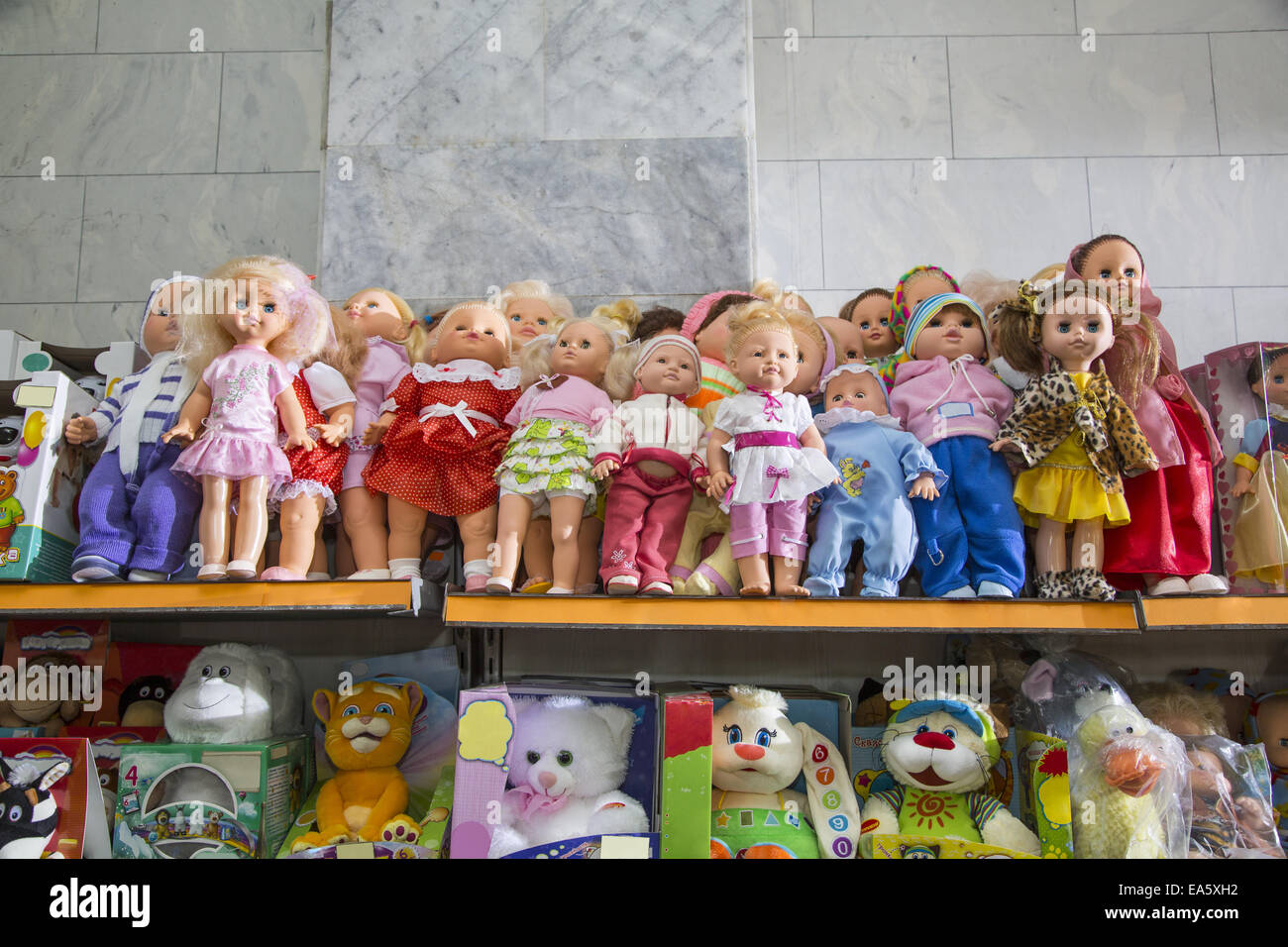 dolls. children's toys. Stock Photo