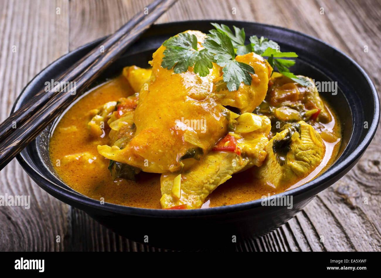 fish curry Stock Photo