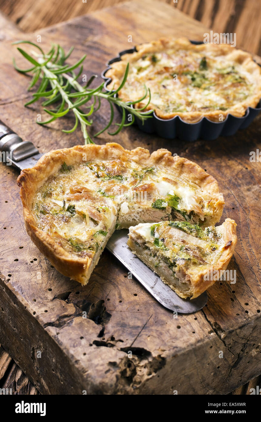 quiche with tuna fish Stock Photo Alamy