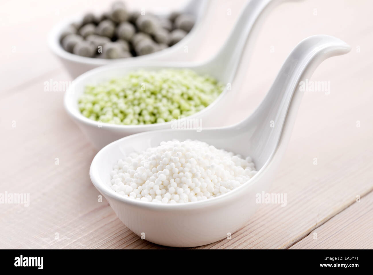 tapioca pearls with lime. white bubble tea ingredients Stock Photo Alamy