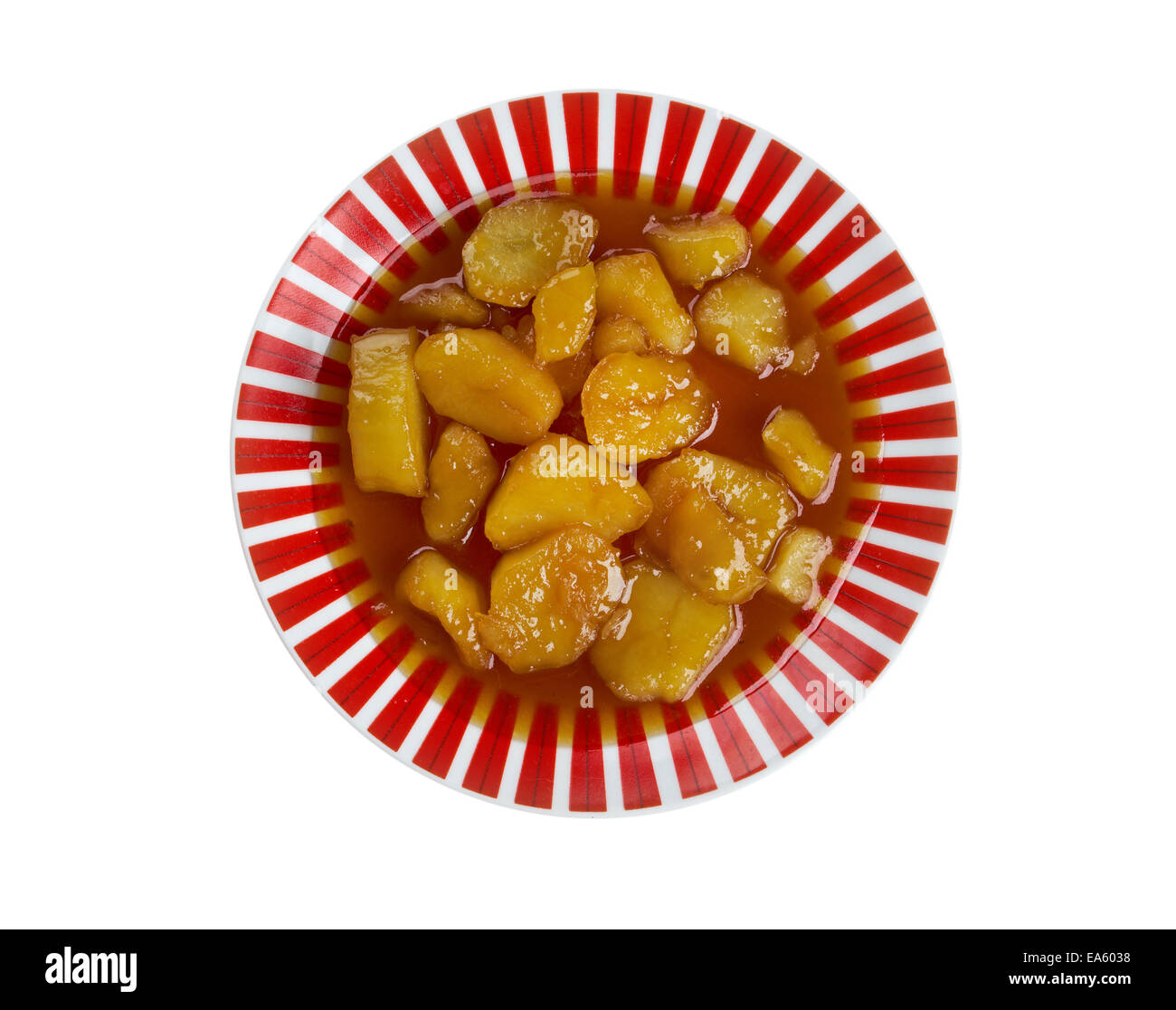 Candied Sweet Potatoes Stock Photo Alamy