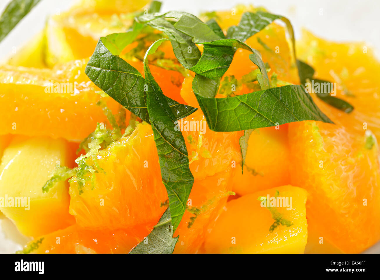 Thai fruit salad closeup Stock Photo - Alamy