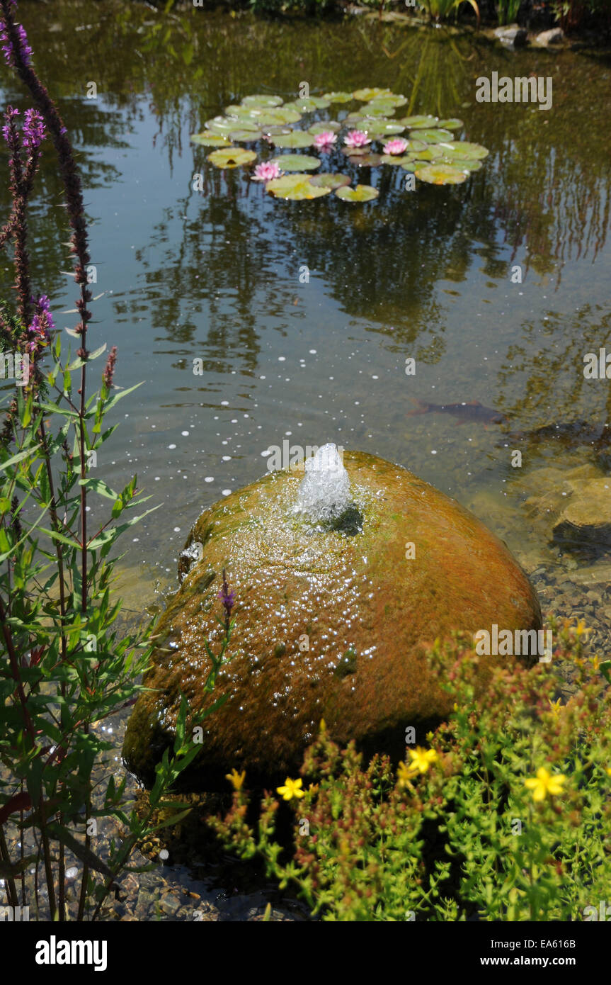 Bubbling water Stock Photo