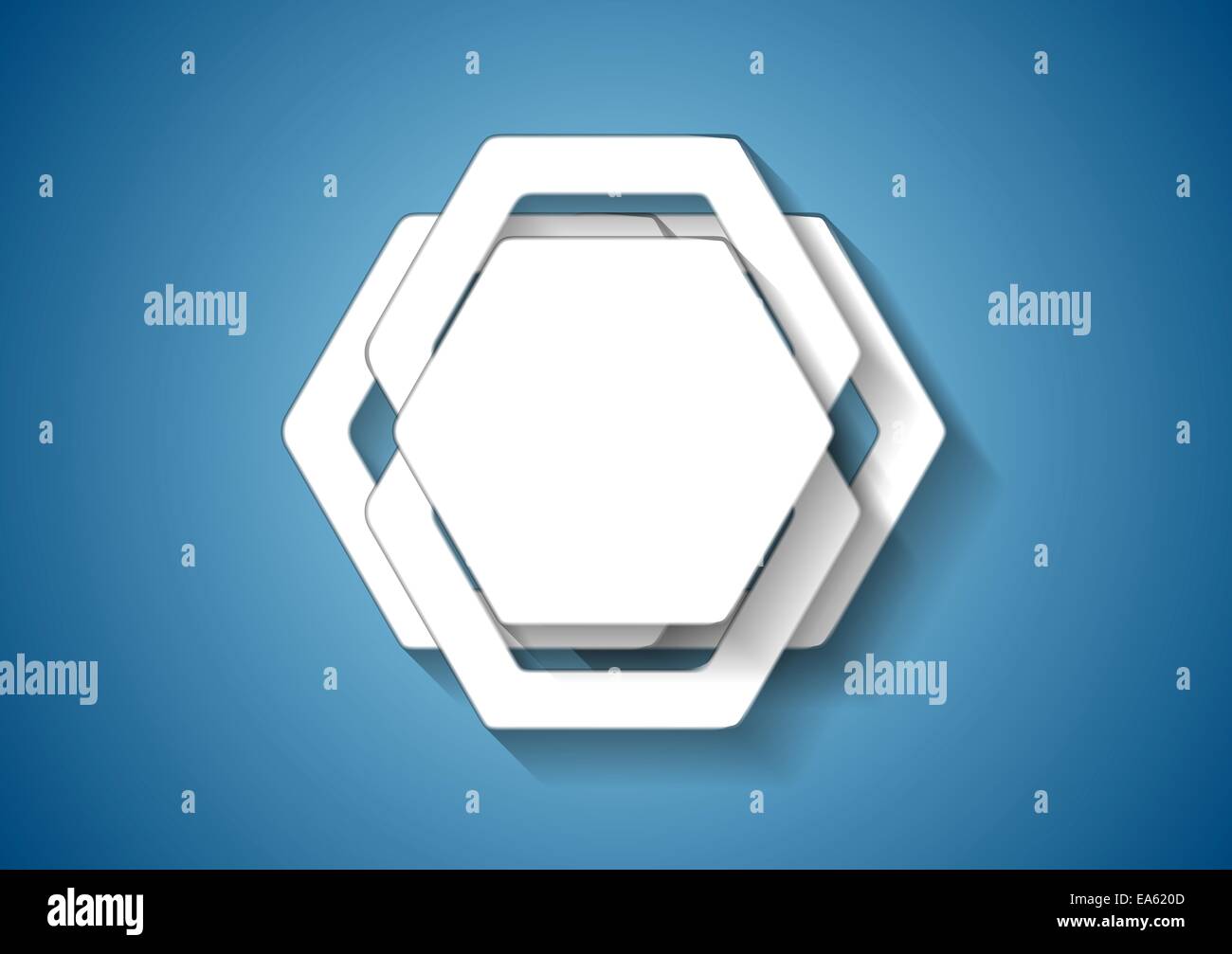 Abstract hexagons template Stock Photo - Alamy