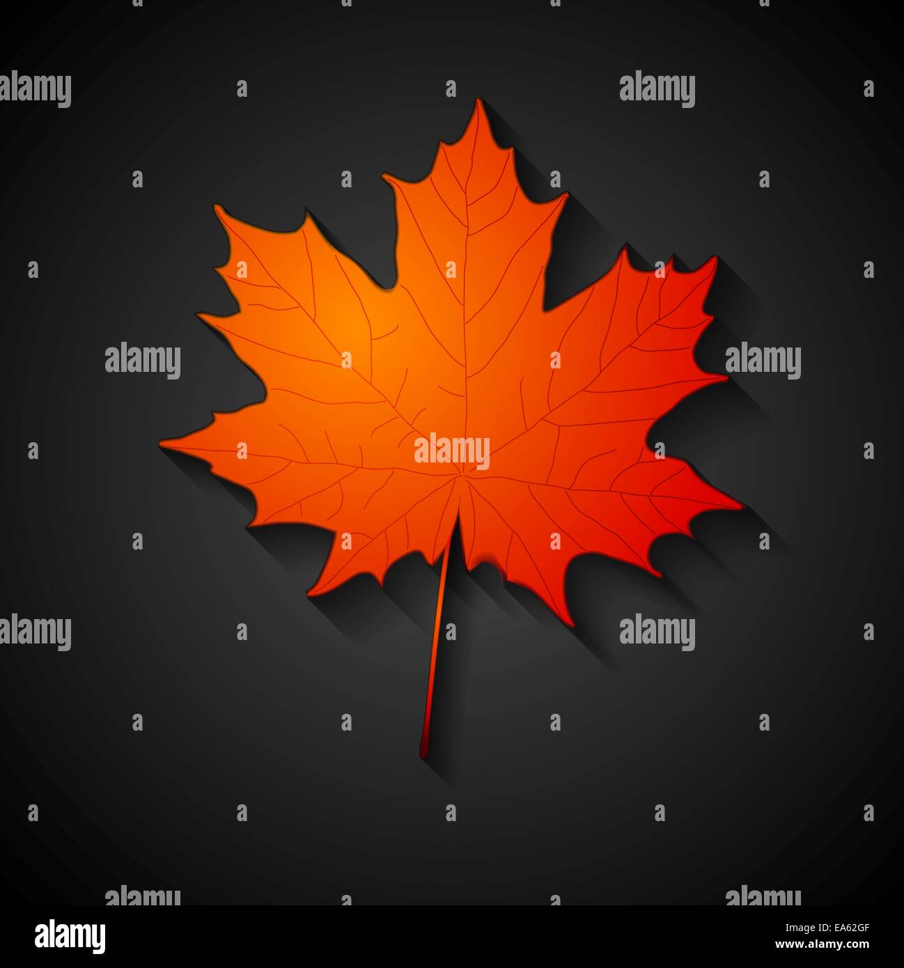 Red maple leaf art hi-res stock photography and images - Alamy