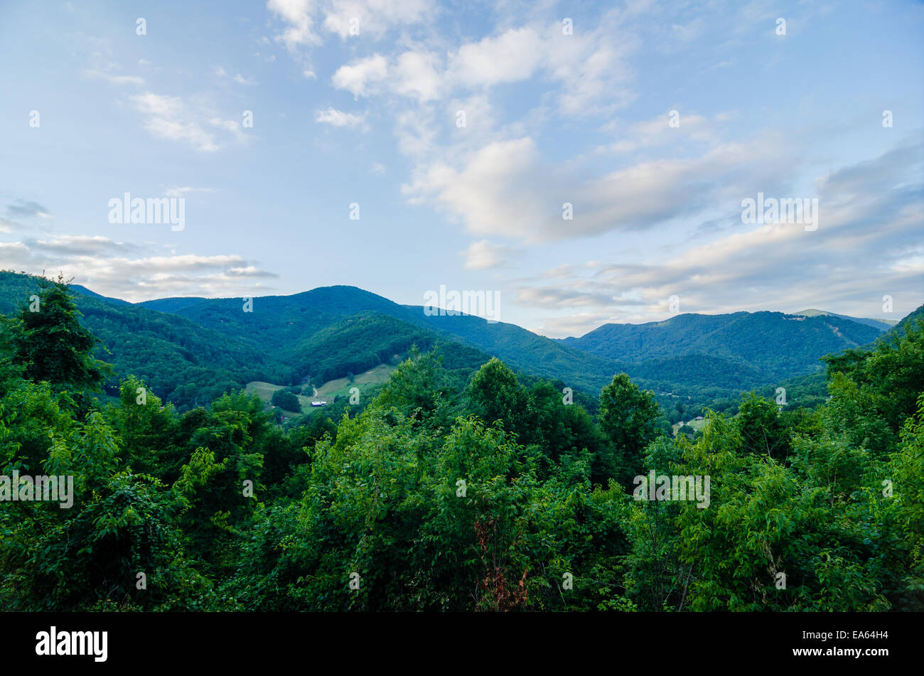 valley near maggie valley north carolina Stock Photo Alamy