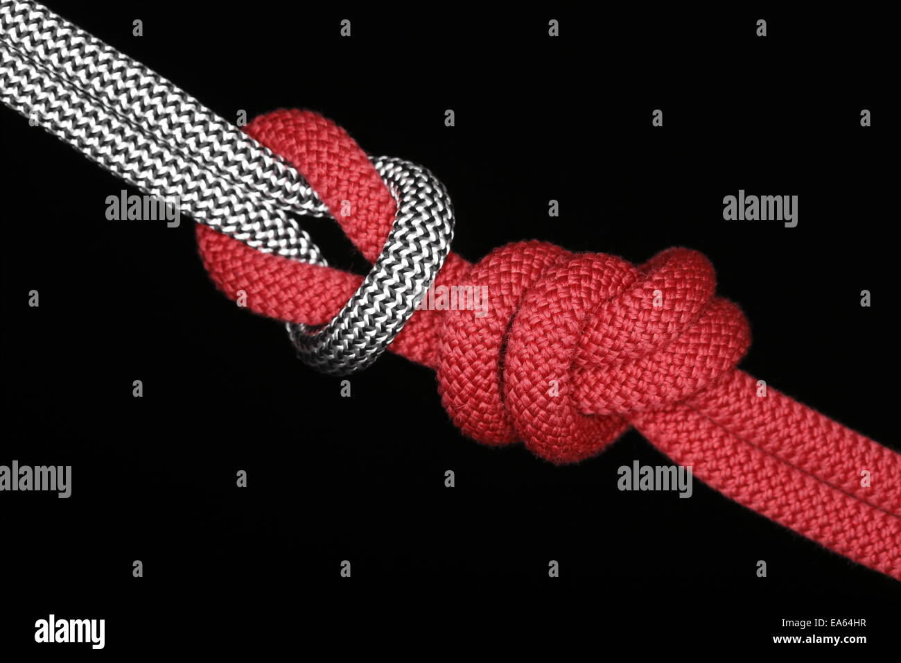 diagonal colored knot Stock Photo