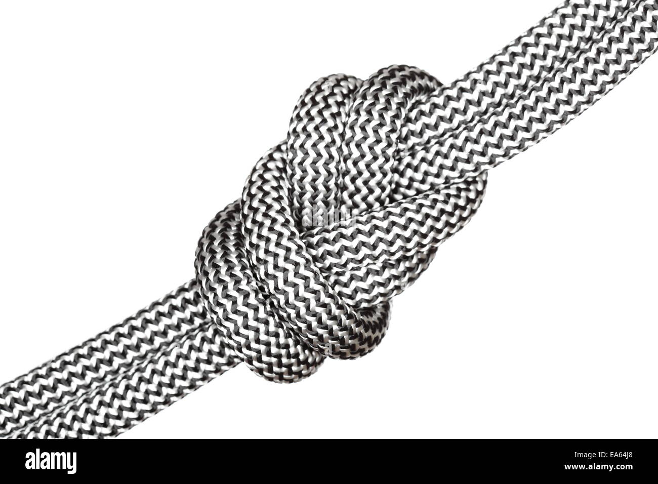 eight knot on white background Stock Photo