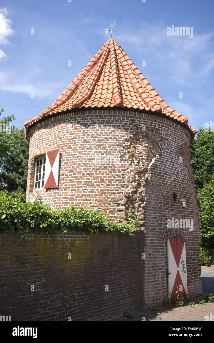 Tower at the Westwall in Xanten, Germany Stock Photo