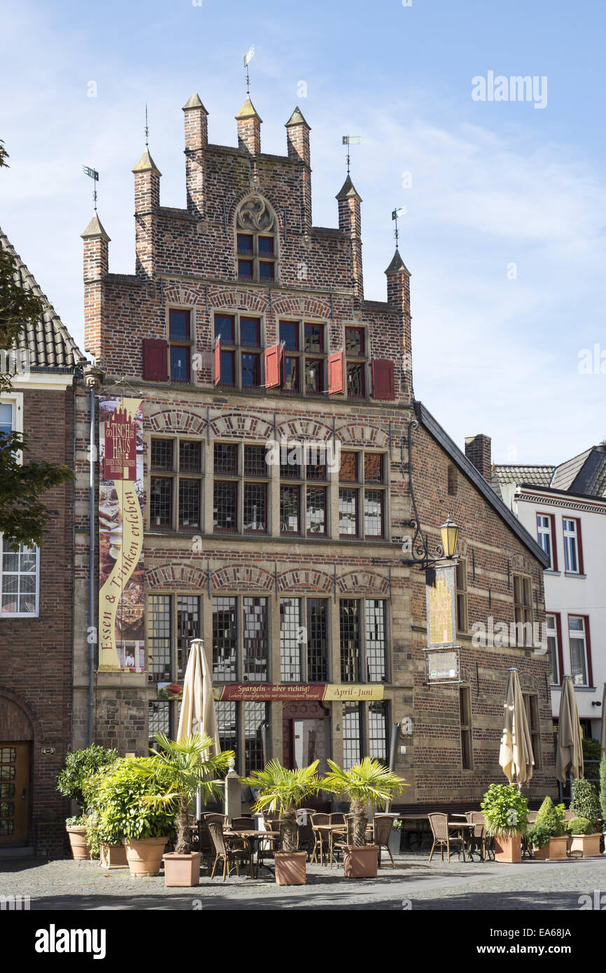 The Gothic House in Xanten, Germany Stock Photo