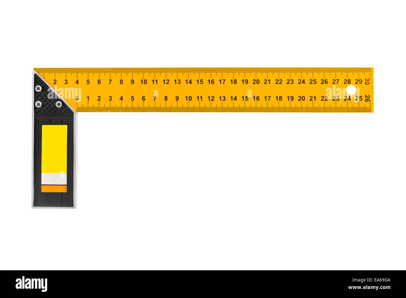 Construction square triangle ruler Stock Photo Alamy