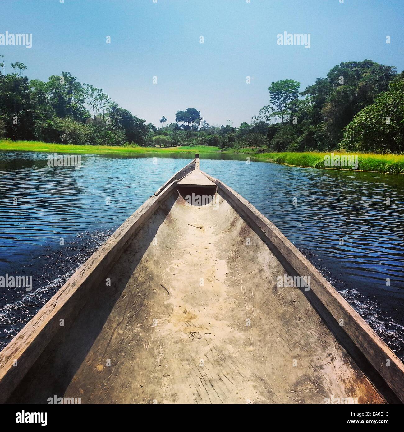 Brazil, North Region, Amazon Canoe Stock Photo Alamy