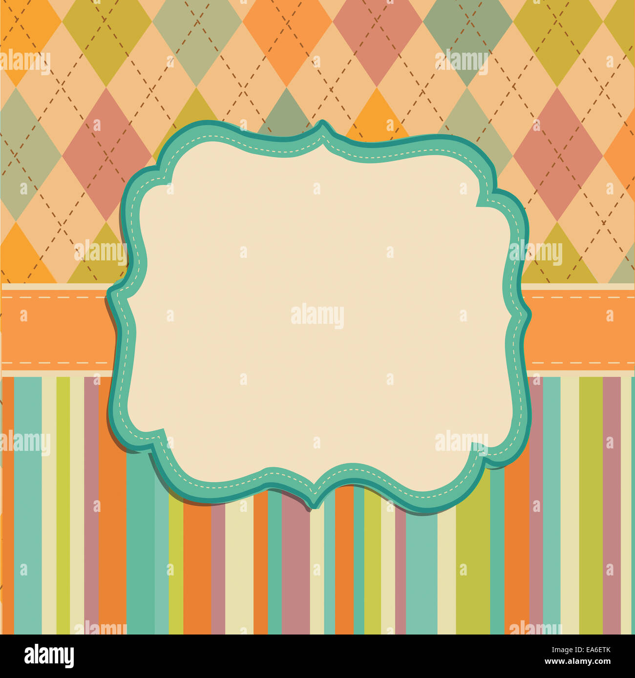 Invitation Card Background, Border Frame Patterns Stock Photo - Alamy