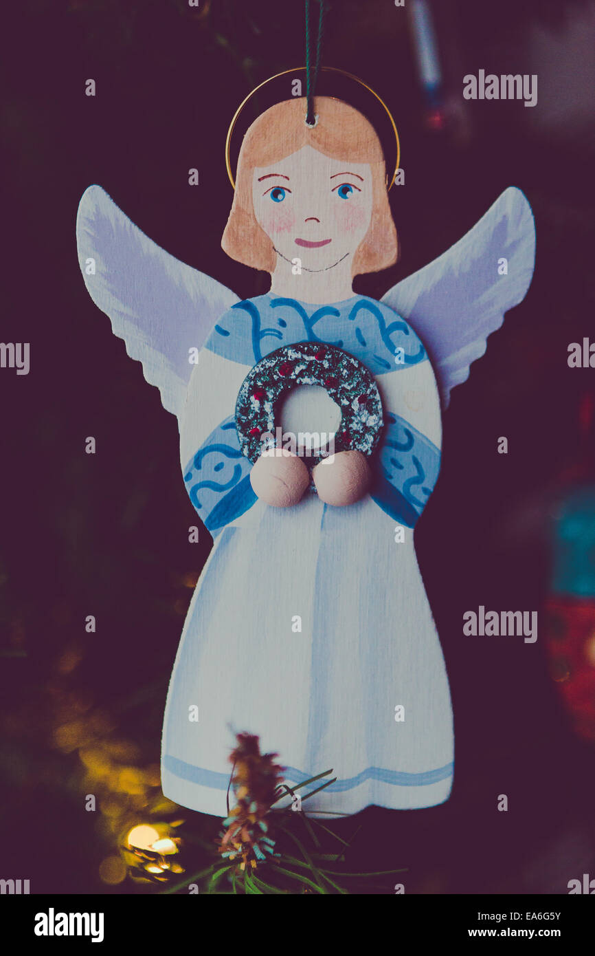 Angel Christmas ornament Stock Photo - Alamy