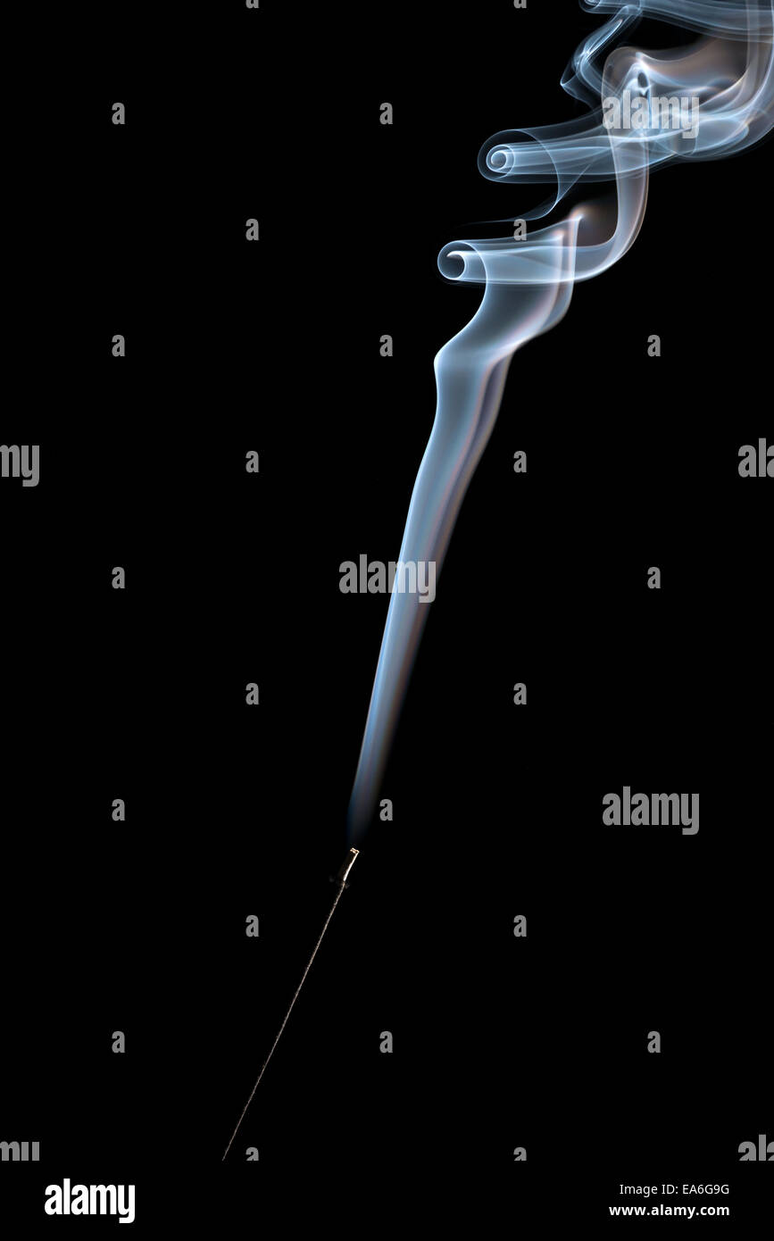 Incense smoke rising hi-res stock photography and images - Alamy