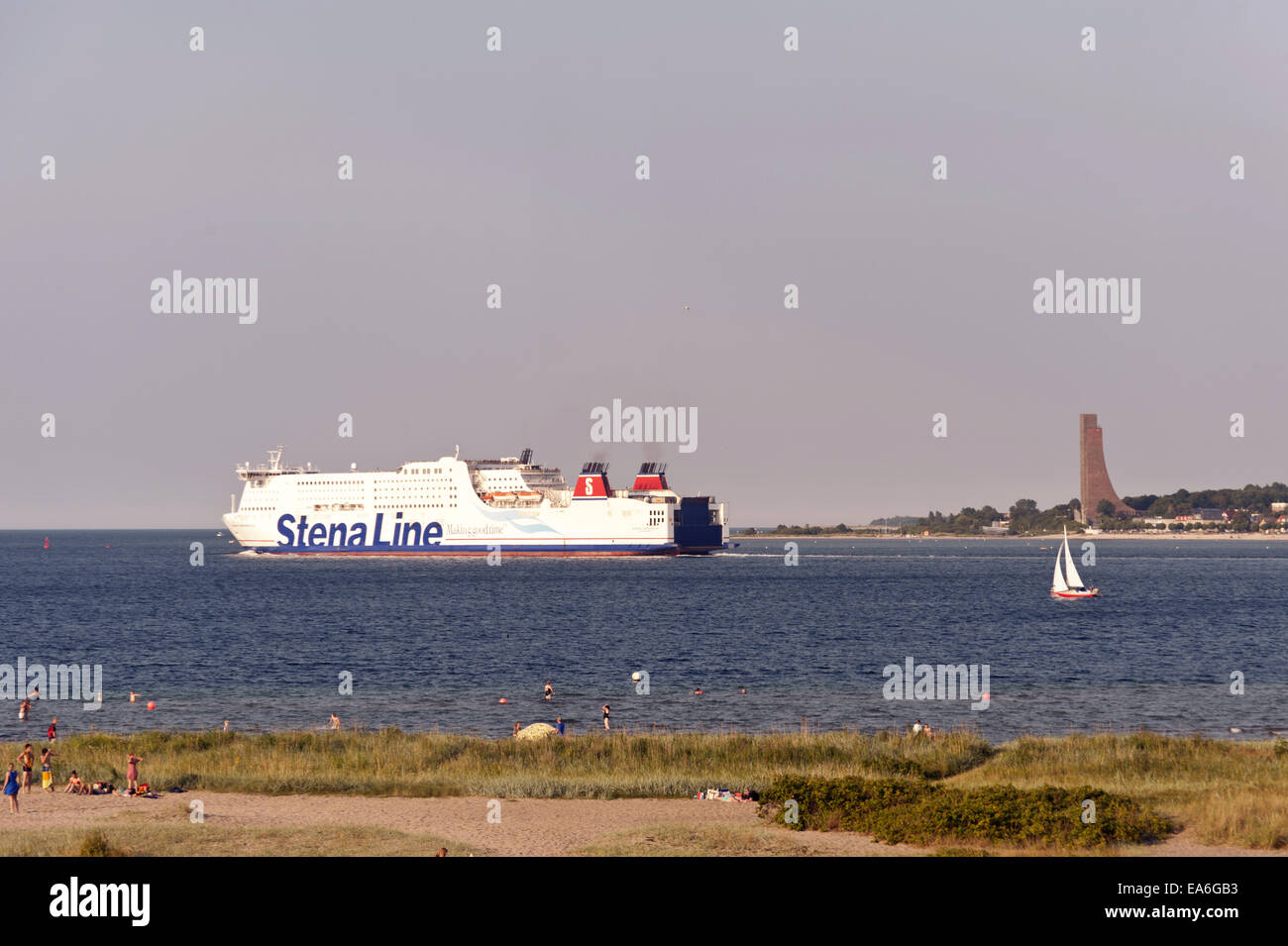Port of Kiel Stock Photo Alamy