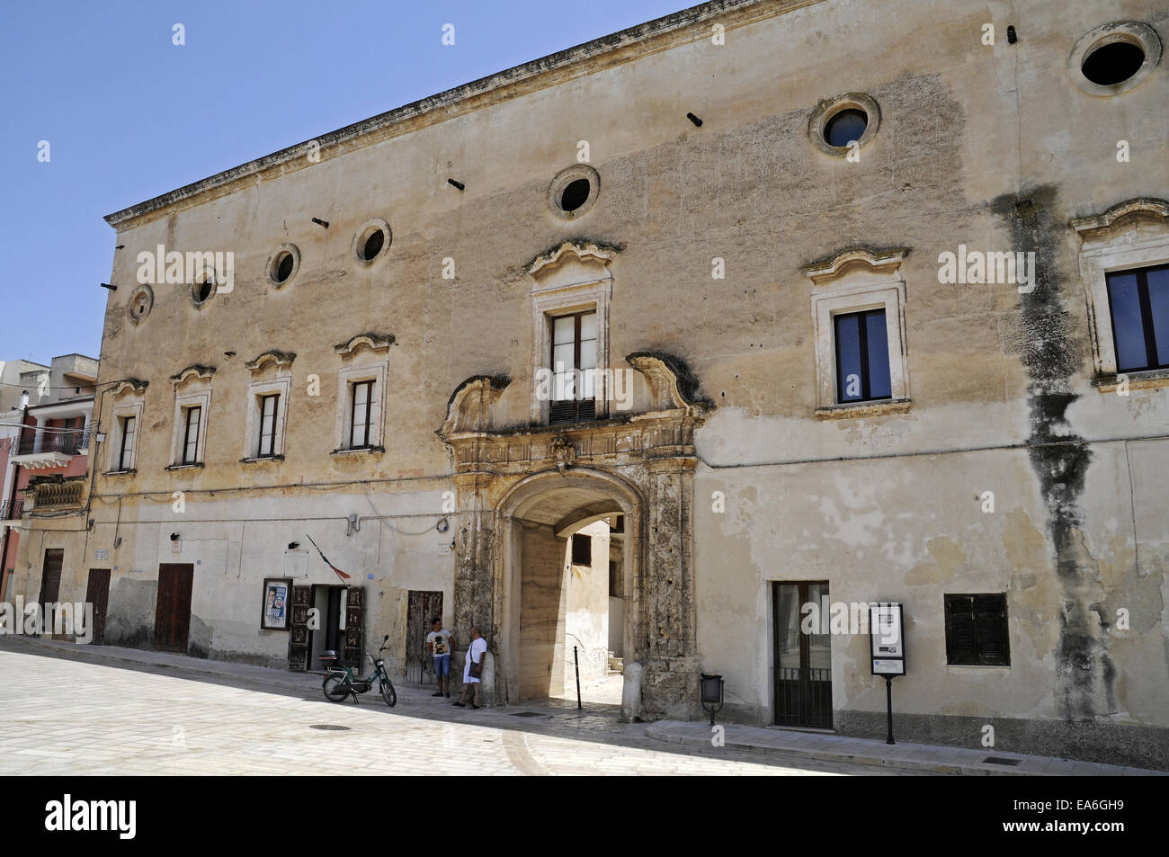 Marchesale palace, Montemesola, Puglia, Italy Stock Photo