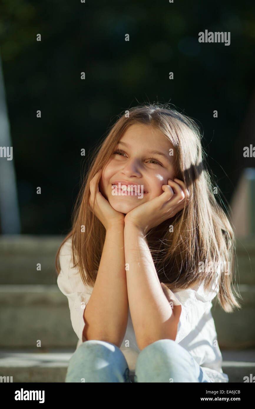 Happy smiling portrait hi-res stock photography and images - Alamy