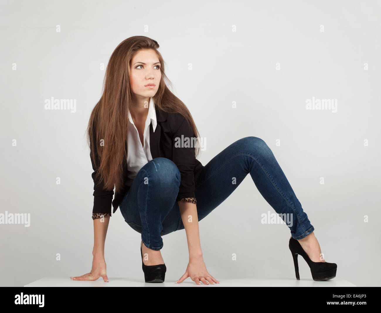 Beautiful Girl Long Legs Stock Photo 169274837