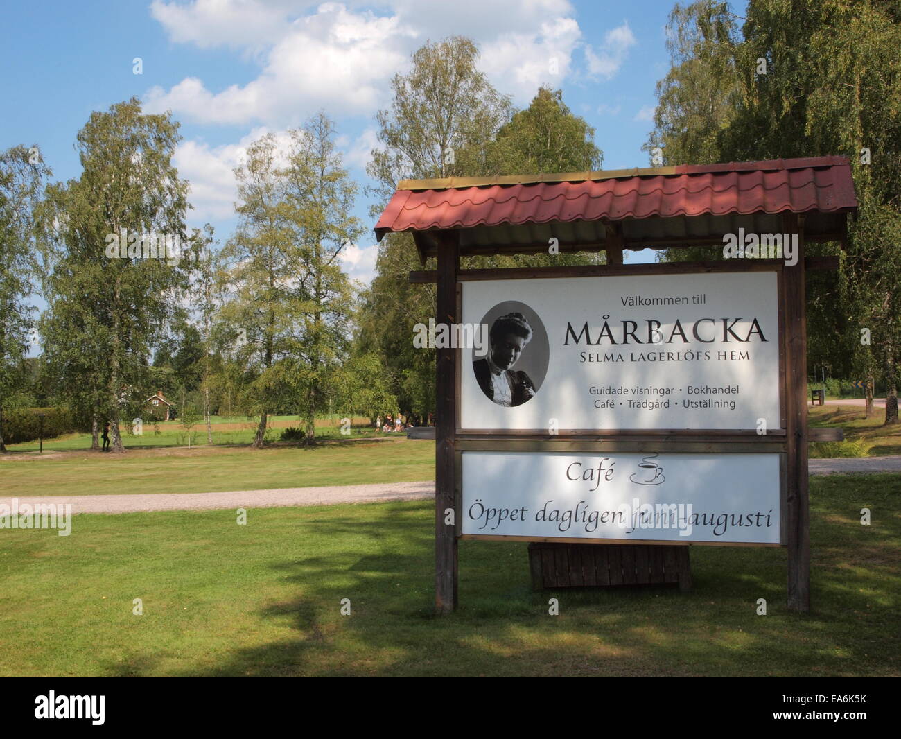 Marbacka - home of Selma Lagerlöf Stock Photo