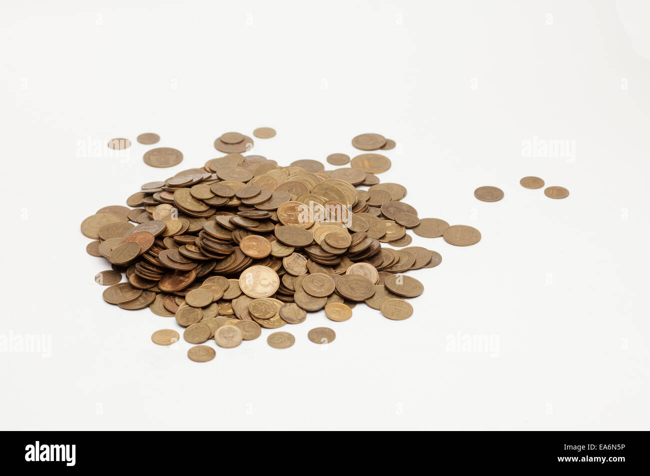 Soviet penny Stock Photo