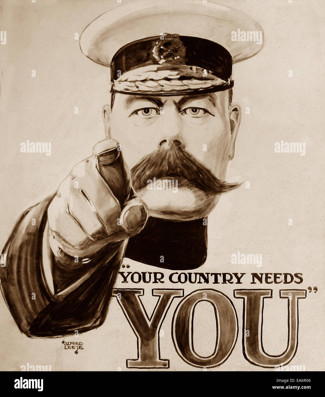 WW1 Recruitment Poster Lord Kitchener Stock Photo - Alamy