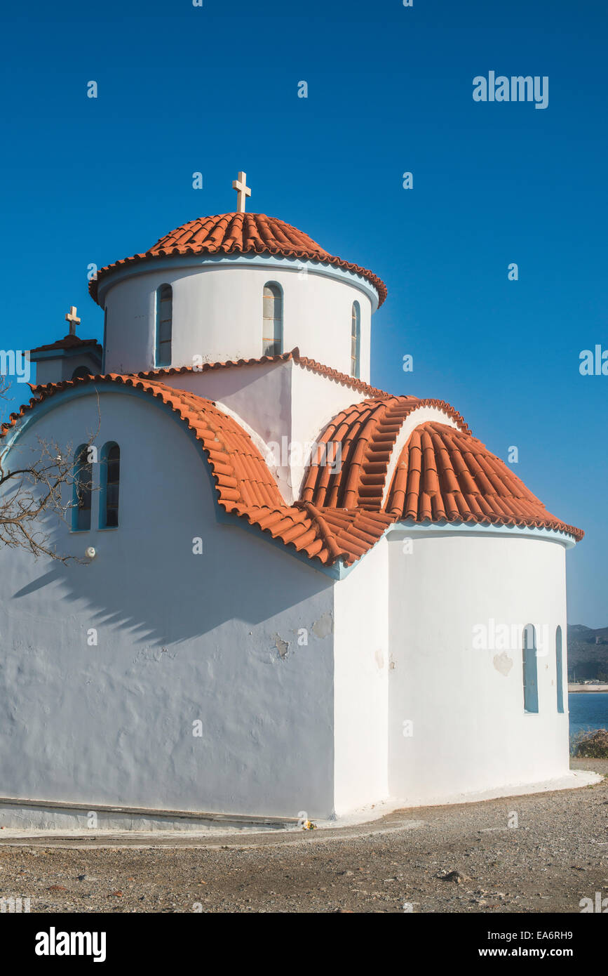 White typical greek church hi-res stock photography and images - Alamy