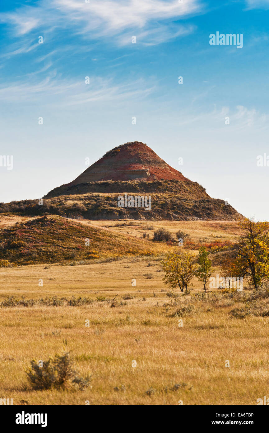 Hill in a pasture on the Little Missouri National Grasslands; North