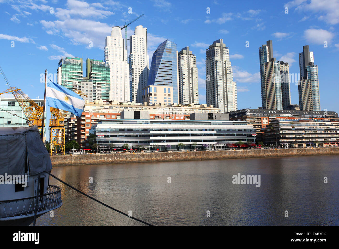 The modern buildings of Puerto Madero. Buenos Aires, Argentina. Stock Photo